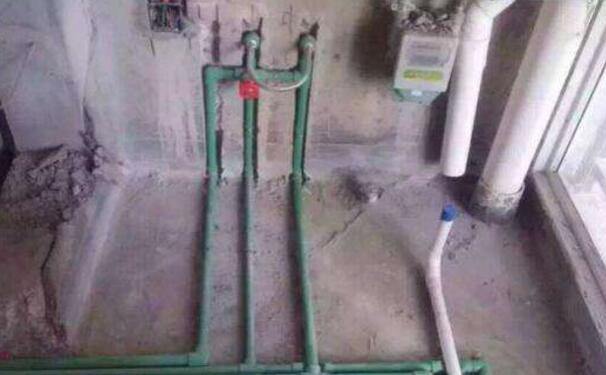 衛生間水管高度布置圖, 家用衛浴間水管安裝圖